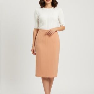 Conrad C Collection Peach Women Pencil Skirt size 16